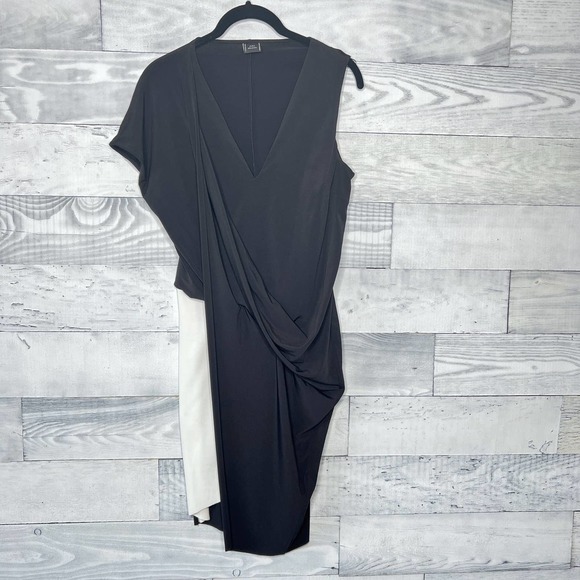 Zara Asymmetrical Draped Dress - Picture 3 of 7